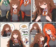 ai) 해리포터) 머글의 태생적 한계를 극복하려는 헤르미온느 양.manhwa