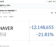 주식) 네이버 상폐를 기도하는 어떤 투자전문가