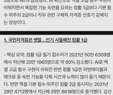 국민자격증 ‘컴활’ 응시자 60% 급감