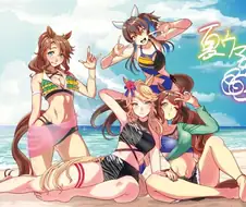 [말딸] 수영복 갸루