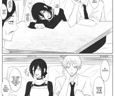 체인소맨) 레제를 아프게 하는 걸 멈춰준다는 덴지.manhwa