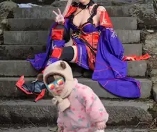 개힙하다고 난리난 코스프레 사진