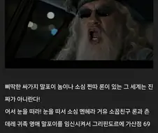 해리)"해리! 눈을떠라! 그세계는 조앤T롤링의 세계다!"