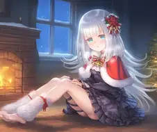 AI) 고딕로리타 산타 소녀