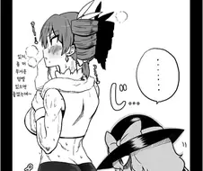 동방) 진귀한 좋은 엉덩이 때리는 만화