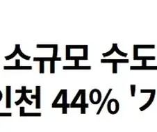 깨끗한 물이 나오는 화강암지대 특