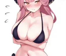 [후방] 거유여캐의 가슴강조는 참 좋지