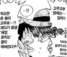 원피스)샹크스나 가프가 루피 열매먹은거 뭐라한 이유