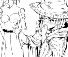 여기사와 여마법사가 가위치기 하는 만화