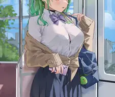 버튜버) 파파카츠복을 입은 파우나.manga