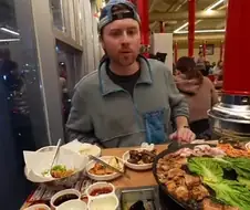 한국에서 고기집을 처음 경험해본 서양인 대참사