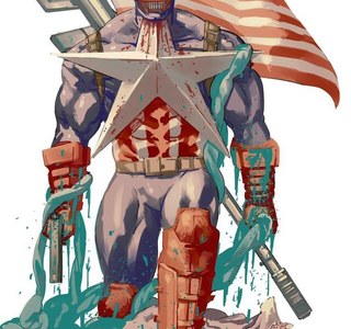 체인소맨 작가 후지모토 타츠키가 그린 캡틴 아메리카