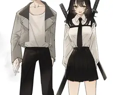 [체인소맨] (ts)콴시와 키시베 manhwa