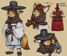 조상님들은 모자를 정말 좋아하셨다.