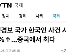 여행경보 국가 한국인 사건 사고…중국에서 최다