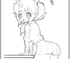 유니콘녀가 처녀 구분하는 만화