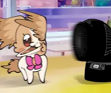 프리큐어)에어 서큘레이터로 노는 프리큐어.jpg