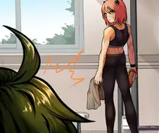 스파이 패밀리) 헬창 아냐 만화.manhwa