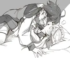 [수성의마녀]농후한 레즈 키스