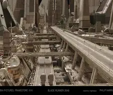 "카세트 퓨처리즘 속 도시 모습"