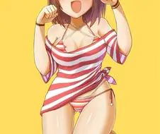 @) 야한 미쿠냥 수영복