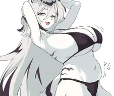 한나 뱃살 한장