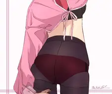 리코리스)빨강파랑팬티 검스