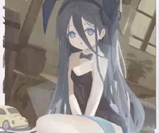 블루아카)족쇄 찬 바니걸 아리스.manga