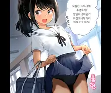 귀찮다고 속옷대신 수영복 입고온 소꿉친구 참교육하는 manga