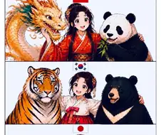 중국은 용&판다, 한국은 호랑이&곰, 그럼 일본 하면 생각나는 동물은?