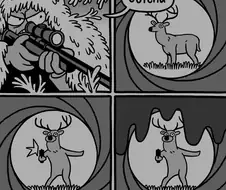 007 영화 좀 많이 본 사슴.Comic