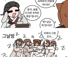 토끼조선)식사만해도 무료 숙박이 가능했던 이유