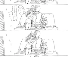 [말딸] 공포영화를 보는 부르봉 모녀