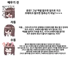 수동, 자동 운전 배우기전.manwha