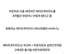 새로 나온 비만약을 8개월동안 맞은 결과