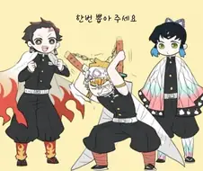 귀멸) 주 코스프레하는 주인공 팀.jpg
