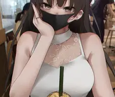 코로나 시국, 마스크를 잊지 않는 바람직한 캐릭터