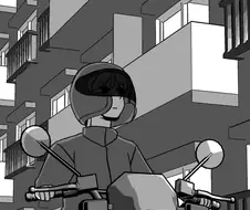 공포의 자취 여대생.manga