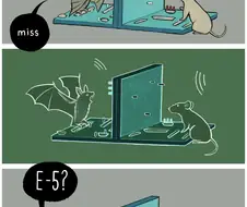 박쥐와 배틀쉽 게임을 하면 안 되는 이유 Comic