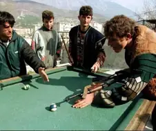 시작과 함께 이미 승자가 결정난 당구 게임