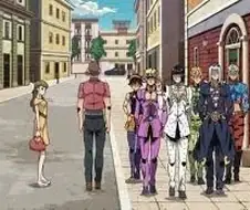 죠죠)"이 나라의 갱들은 눈에 띄는 것을 싫어하지."