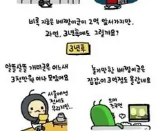 집값이 떨어져도 아무런 차이가 없는 만화