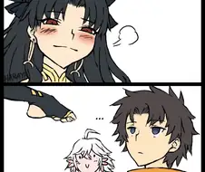 fgo)여신님에게 복종의 키스하는 만화