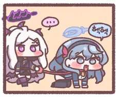 블루아카) 주인님 그거하자 낑낑하는 만화.manga