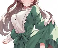 [말딸] 꼬리를 치마 바깥으로 꺼내는 걸 잊은 브라이트