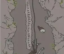 테라리아처럼 밑으로 밑으로 파내려가는.manhwa