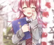 @) 졸업하자 울고마는 카호.manga