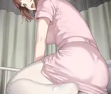 @) 간호복을 입은 본가 아이들