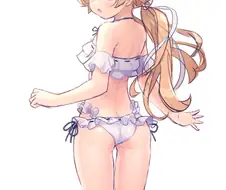 블루아카)아침을 깨우는 매우 건전한 뒷모습.manga