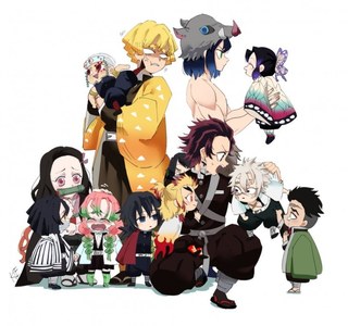 귀멸) 어려진 지주들.manga